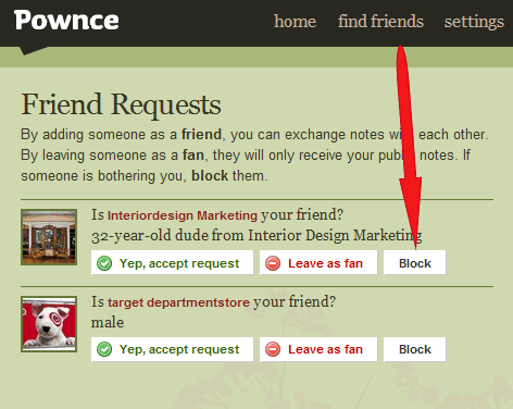 Image:Advertisers to people -> Can I be your friend? Oh hell no