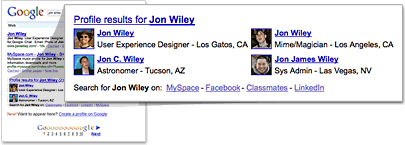 Image:Do you own yourself on Google? (Google profiles)
