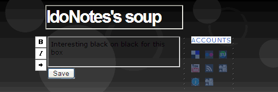 Image:Playing my my Soup.io and seeing if it needs any seasoning